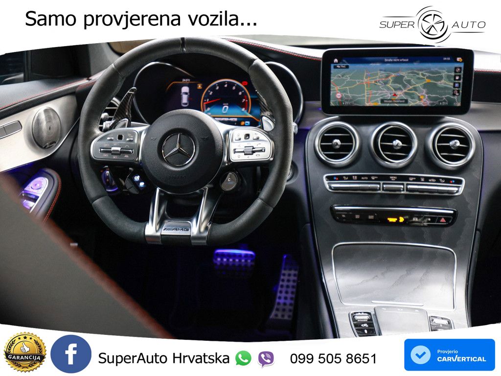 Mercedes GLC Coupe AMG 43 V6 (390 KS) 4MATIC TCT ZRAČNI+ACC+4xGR SJED+KAM