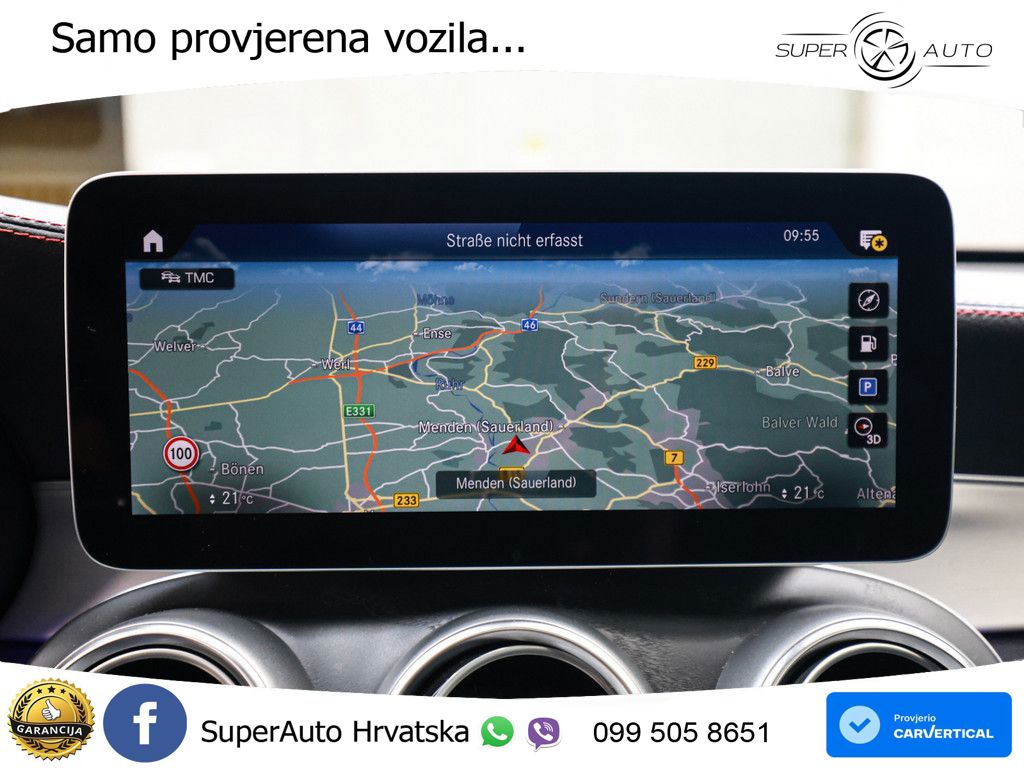 Mercedes GLC Coupe AMG 43 V6 (390 KS) 4MATIC TCT ZRAČNI+ACC+4xGR SJED+KAM