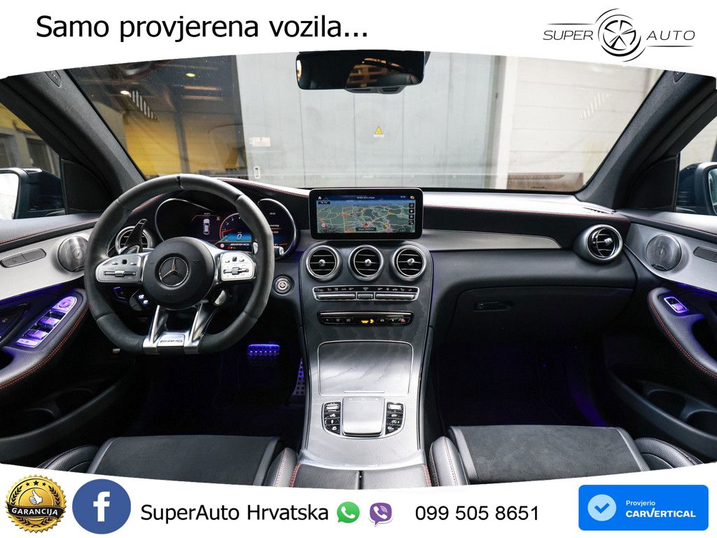 Mercedes GLC Coupe AMG 43 V6 (390 KS) 4MATIC TCT ZRAČNI+ACC+4xGR SJED+KAM