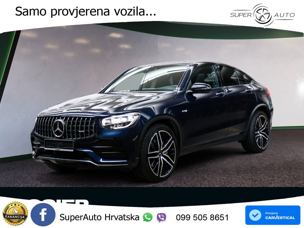 Mercedes GLC Coupe AMG 43 V6 (390 KS) 4MATIC TCT ZRAČNI+ACC+4xGR SJED+KAM
