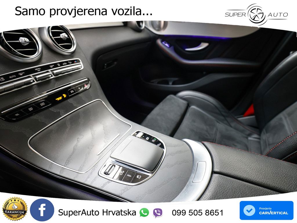 Mercedes GLC Coupe AMG 43 V6 (390 KS) 4MATIC TCT ZRAČNI+ACC+4xGR SJED+KAM
