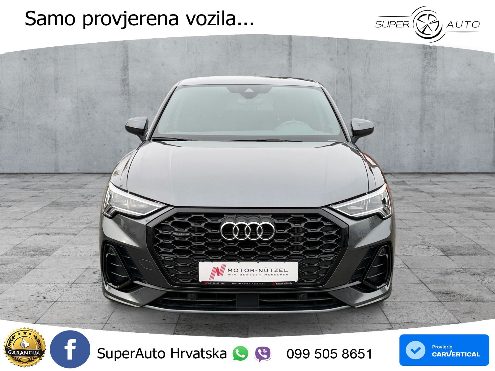 Audi Q3 Sportback 40 TFSI (190 KS) quattro S tronic S line LED+GR SJED+ACC