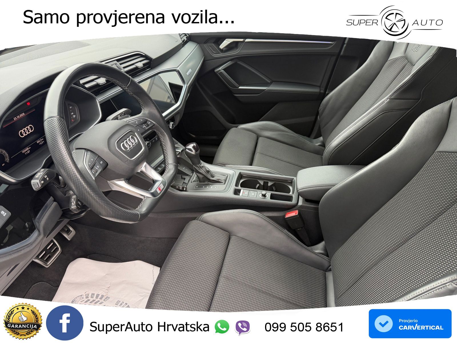 Audi Q3 Sportback 40 TFSI (190 KS) quattro S tronic S line LED+GR SJED+ACC