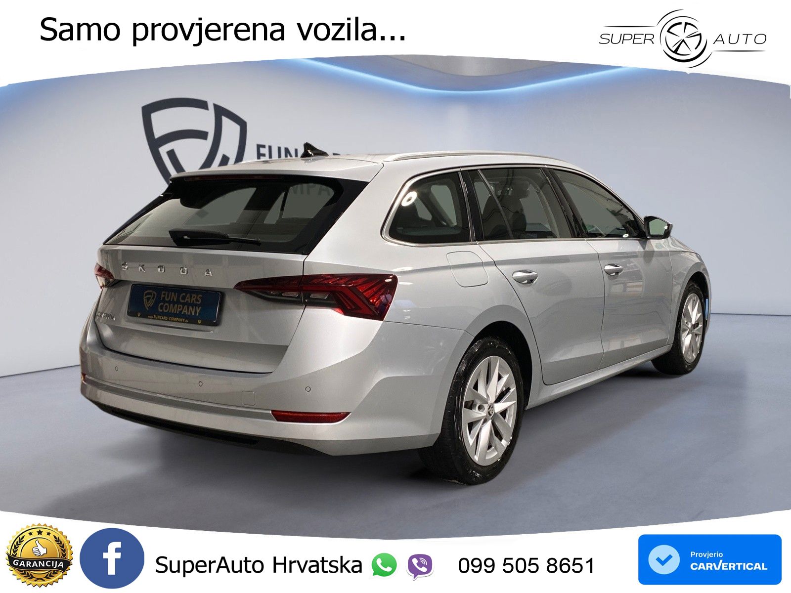 Škoda Octavia Combi 2.0 TDI (150 KS) DSG LED+GR SJED+ACC