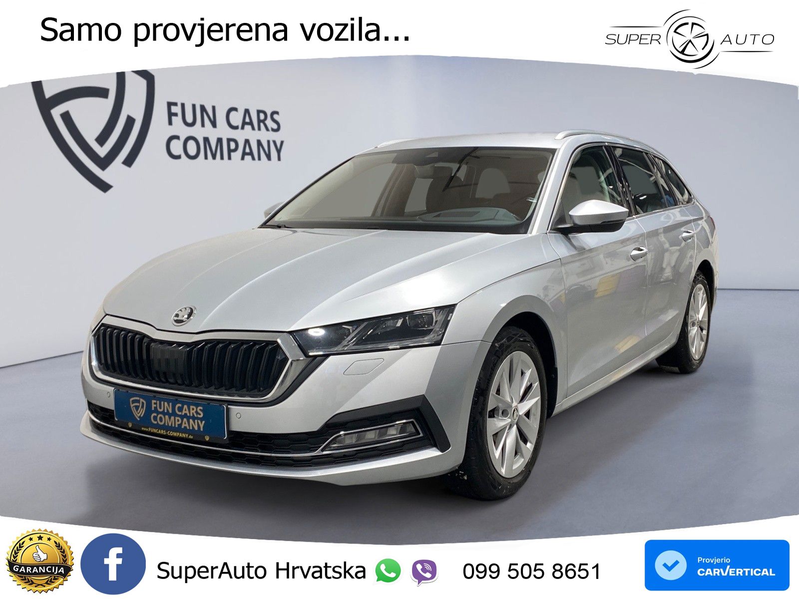 Škoda Octavia Combi 2.0 TDI (150 KS) DSG LED+GR SJED+ACC