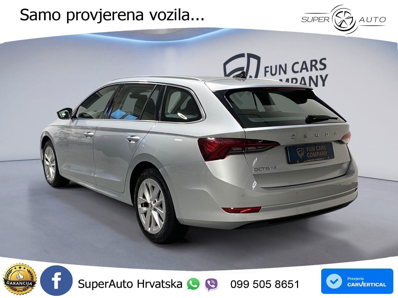 Škoda Octavia Combi 2.0 TDI (150 KS) DSG LED+GR SJED+ACC