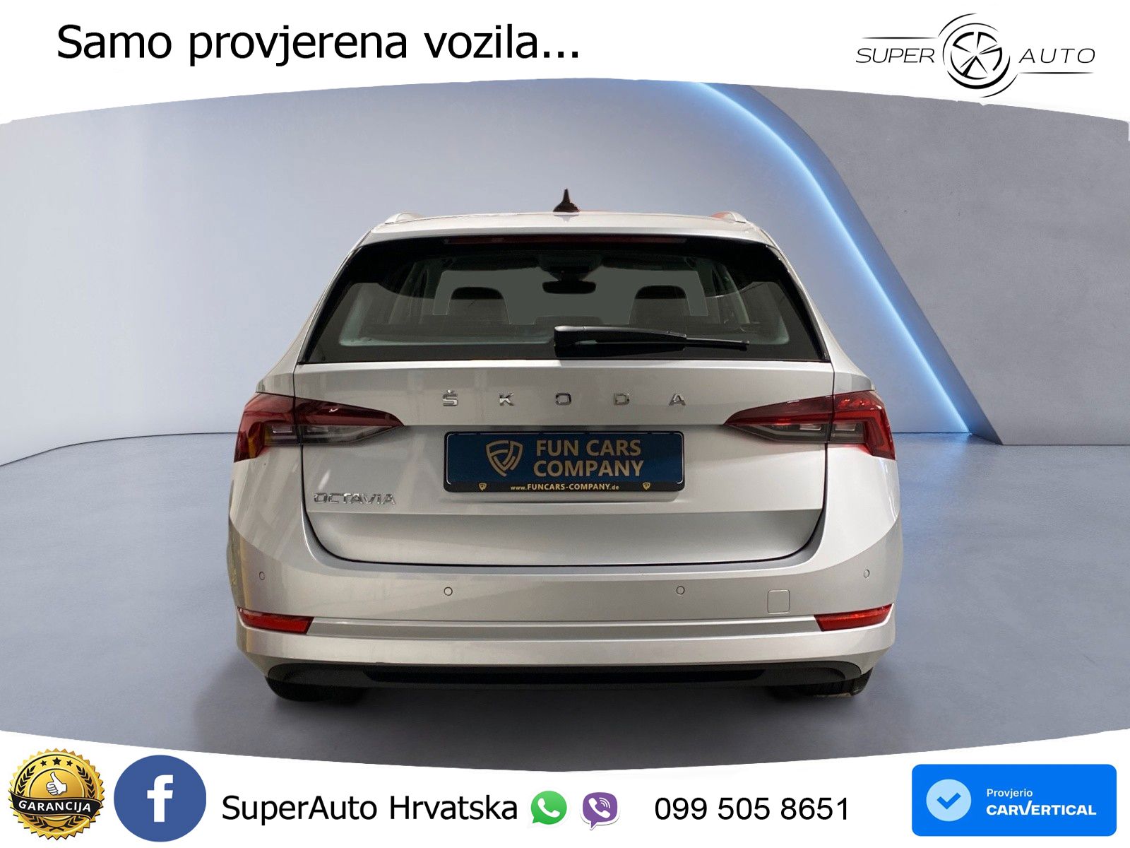 Škoda Octavia Combi 2.0 TDI (150 KS) DSG LED+GR SJED+ACC