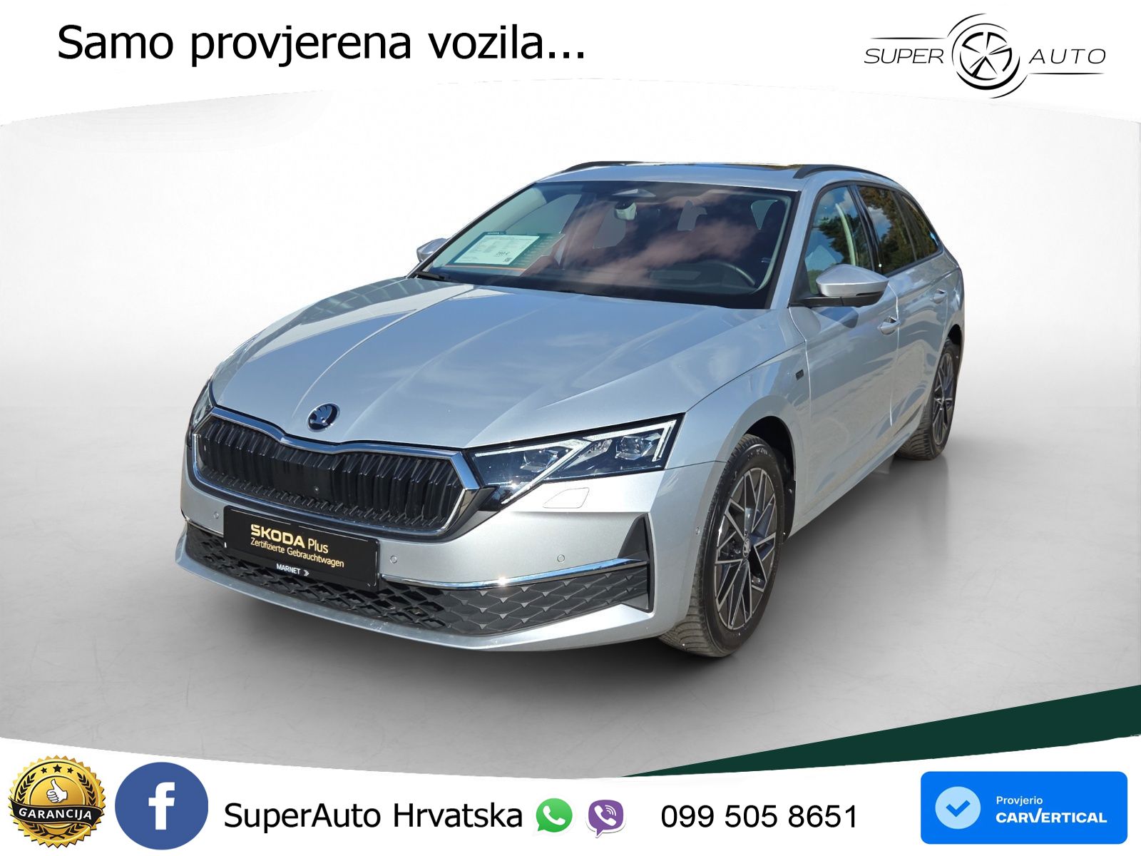 Škoda Octavia Combi 2.0 TDI (150 KS) DSG Selection LED+GR SJED+ACC
