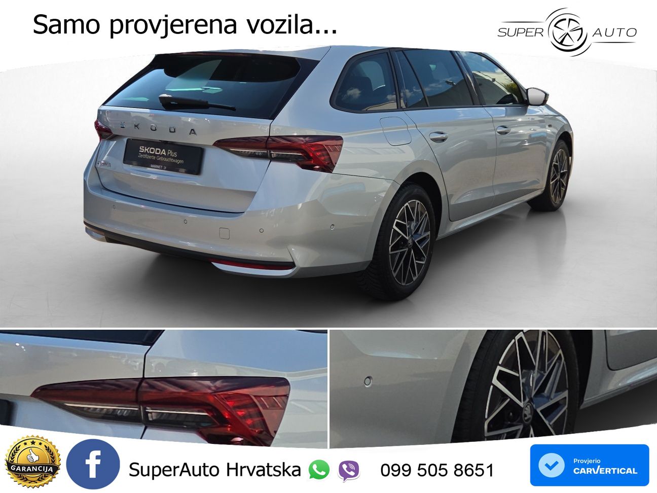 Škoda Octavia Combi 2.0 TDI (150 KS) DSG Selection LED+GR SJED+ACC