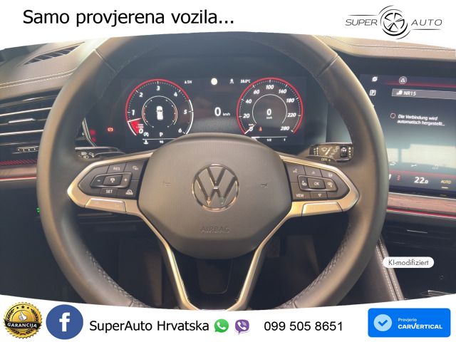 Volkswagen Touareg 3.0 V6 TDI (286 KS) 4MOTION Tiptronic ZRAČNI+ACC+4xGR SJED+KAM