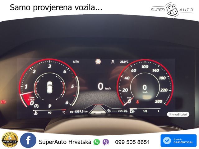 Volkswagen Touareg 3.0 V6 TDI (286 KS) 4MOTION Tiptronic ZRAČNI+ACC+4xGR SJED+KAM