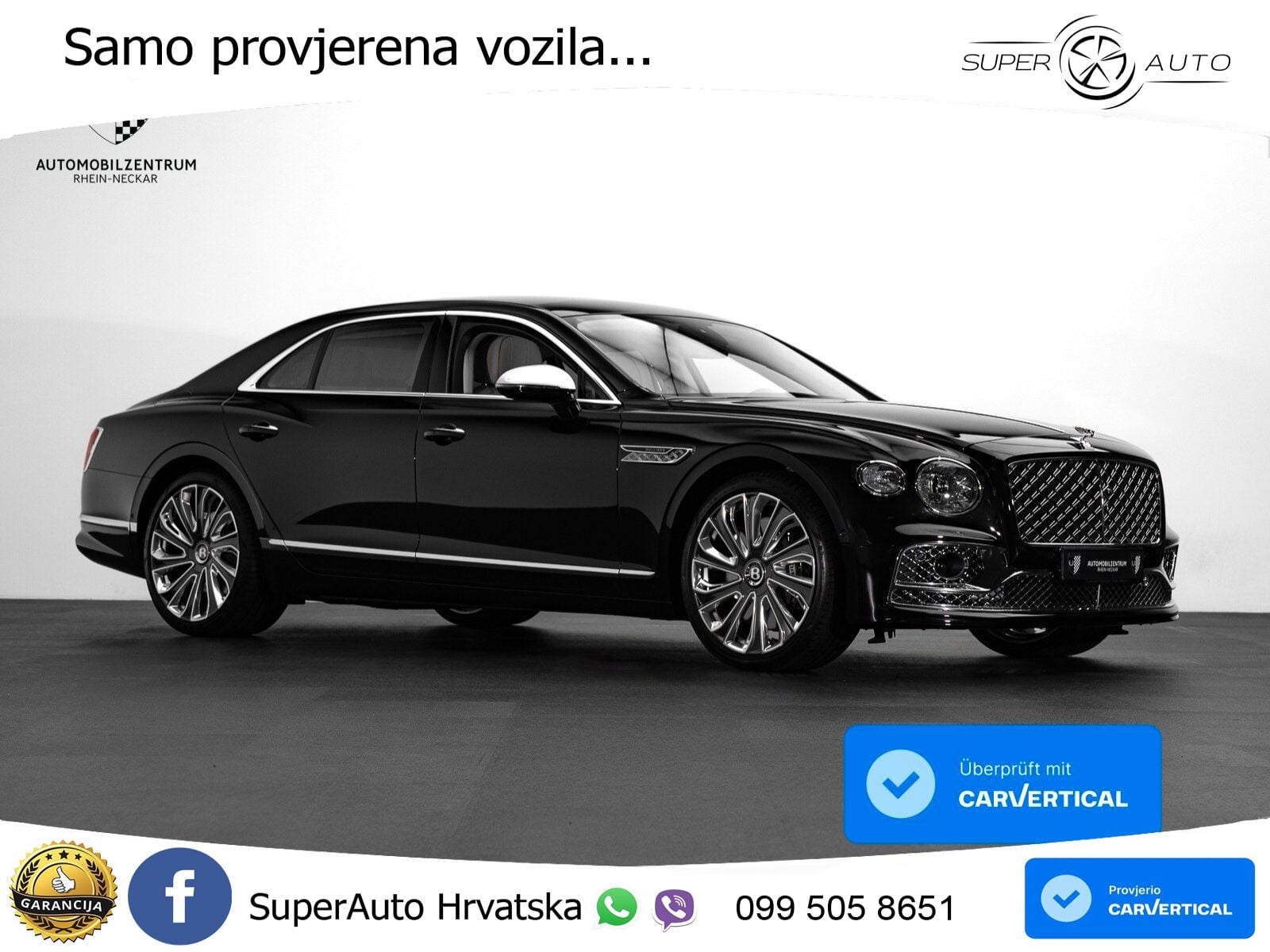 Bentley Flying Spur III 6.0 W12 (635 KS) AWD Automatic LED+GR SJED+ACC
