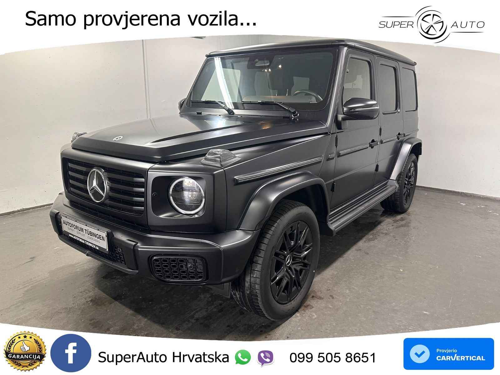 Mercedes G 450d Long (367 KS) 4MATIC 9G-TRONIC Manufaktur LED+GR SJED+ACC