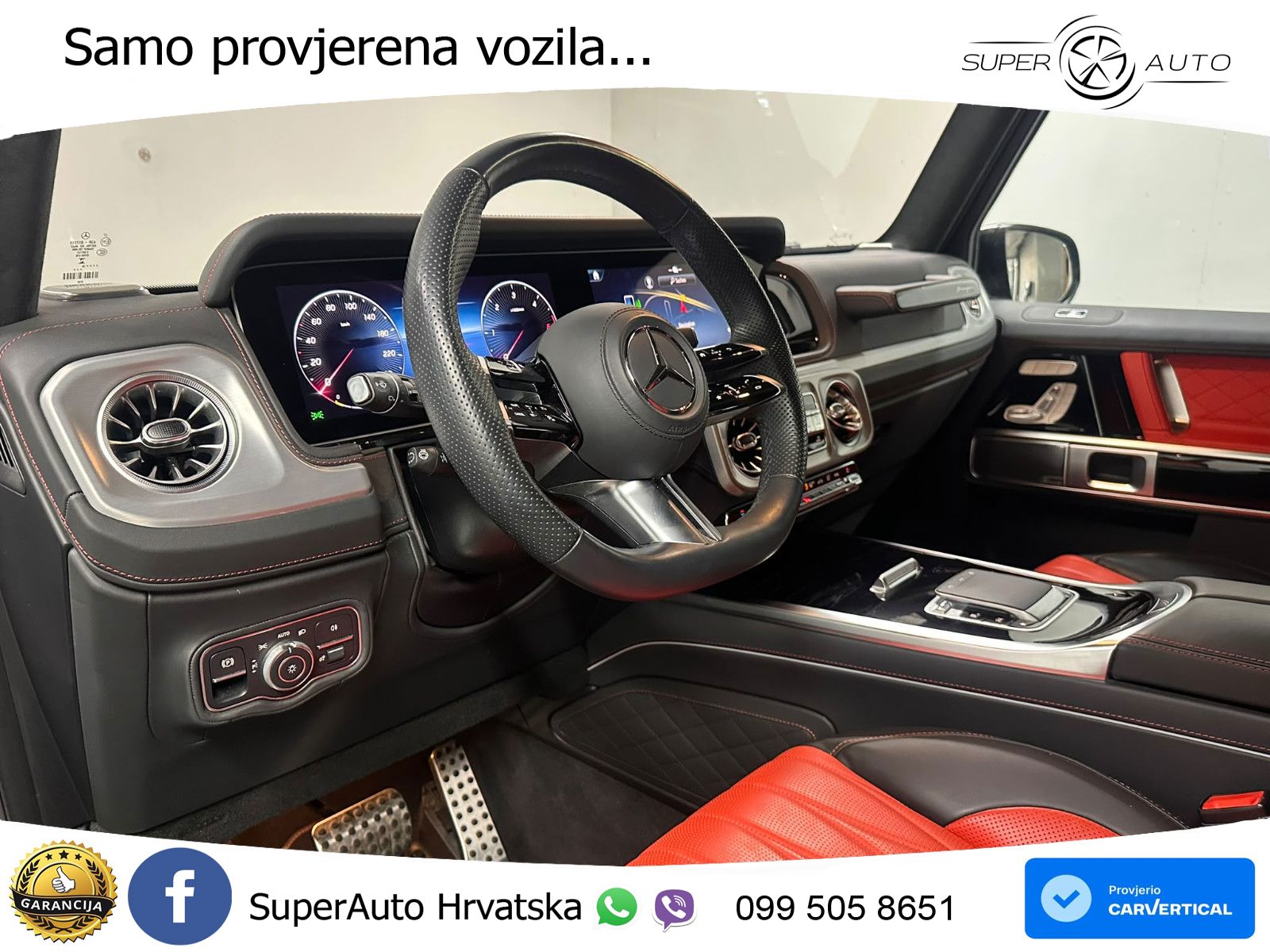 Mercedes G 450d Long (367 KS) 4MATIC 9G-TRONIC Manufaktur LED+GR SJED+ACC