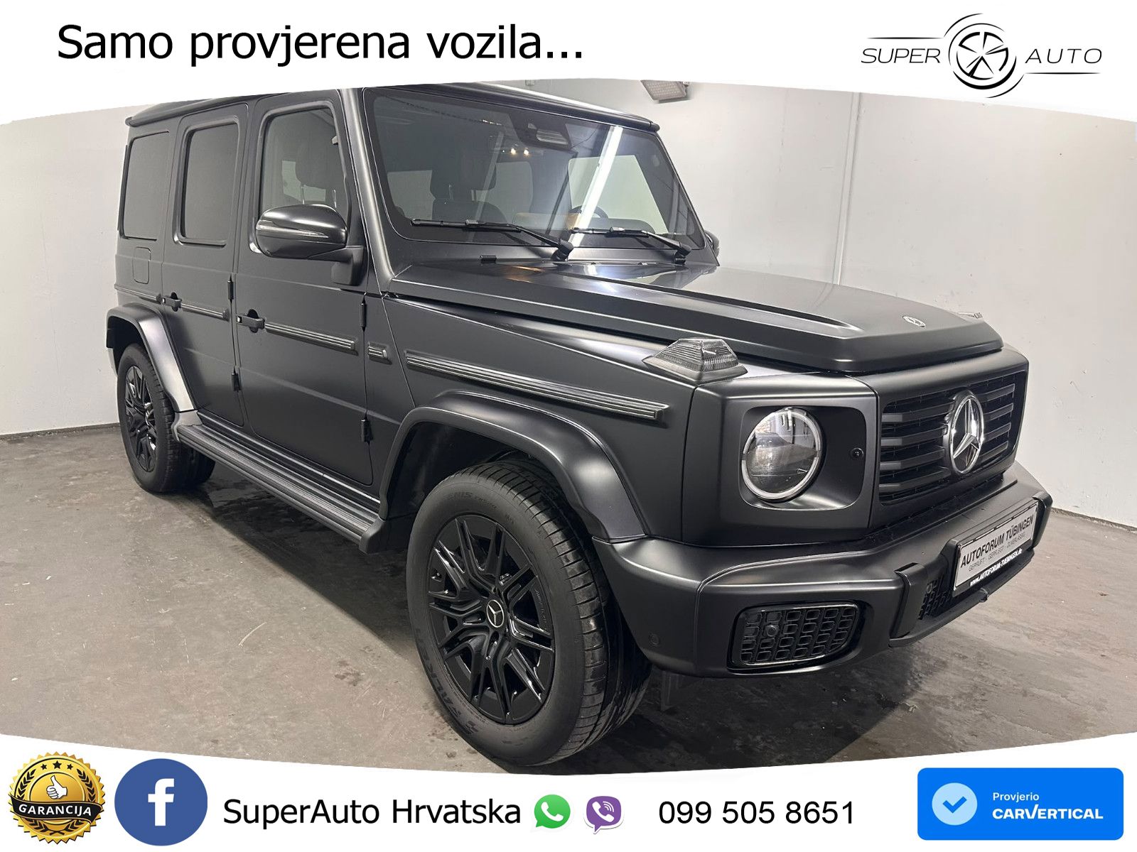 Mercedes G 450d Long (367 KS) 4MATIC 9G-TRONIC Manufaktur LED+GR SJED+ACC