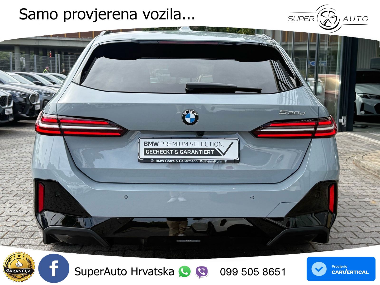 BMW 520d Touring (197 KS) Steptronic M Sport LED+GR SJED+ACC