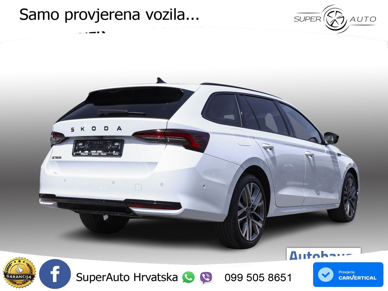 Škoda Octavia Combi 2.0 TDI (150 KS) DSG LED+GR SJED+ACC