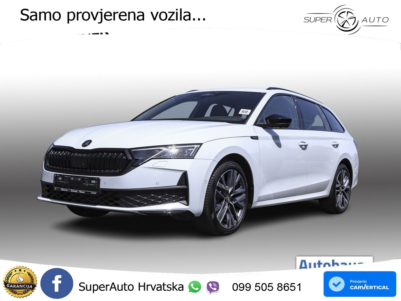 Škoda Octavia Combi 2.0 TDI (150 KS) DSG LED+GR SJED+ACC