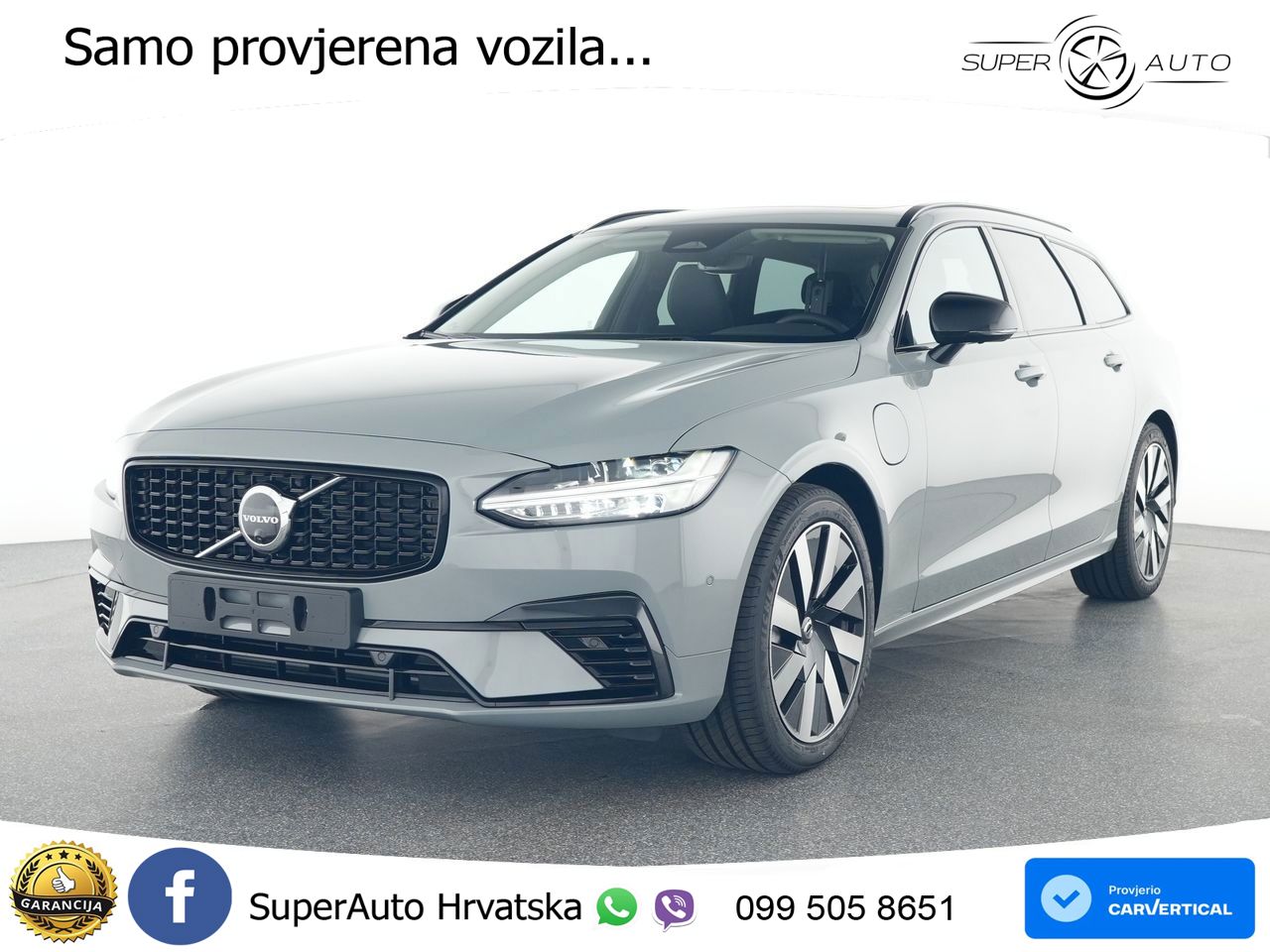Volvo V90 Recharge T6 AWD Geartronic ACC+HEAD+4xGR SJED+360+PANO