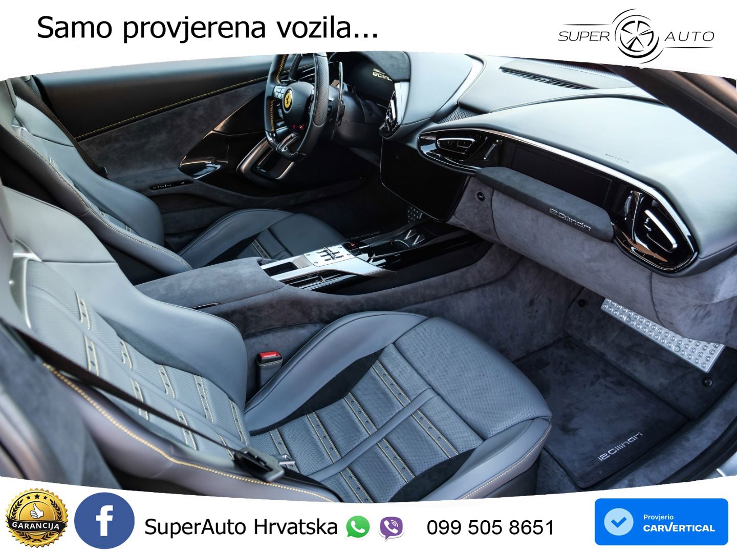 Ferrari 12Cilindri 6.5 V12 (830 KS) DCT MATRIX+GR SJED+KAM