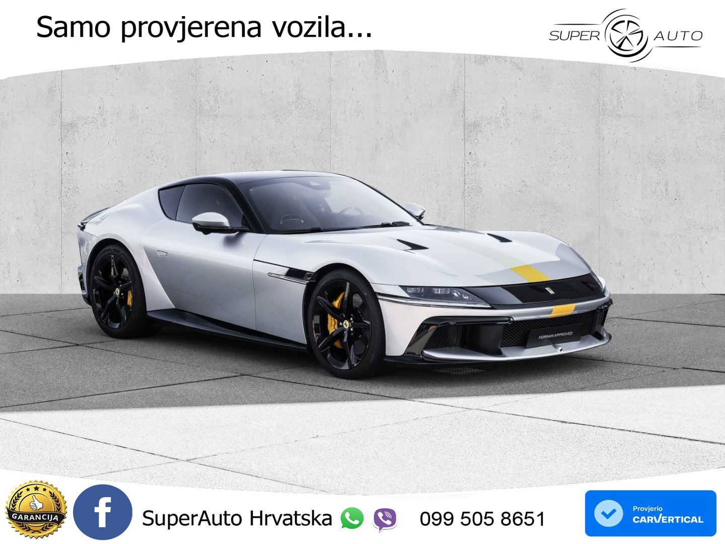 Ferrari 12Cilindri 6.5 V12 (830 KS) DCT MATRIX+GR SJED+KAM