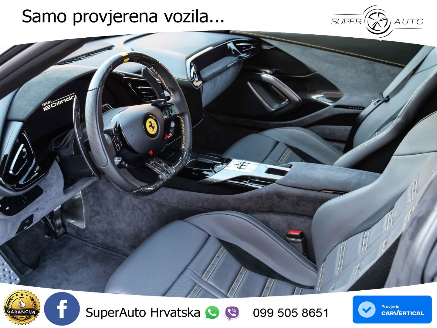Ferrari 12Cilindri 6.5 V12 (830 KS) DCT MATRIX+GR SJED+KAM
