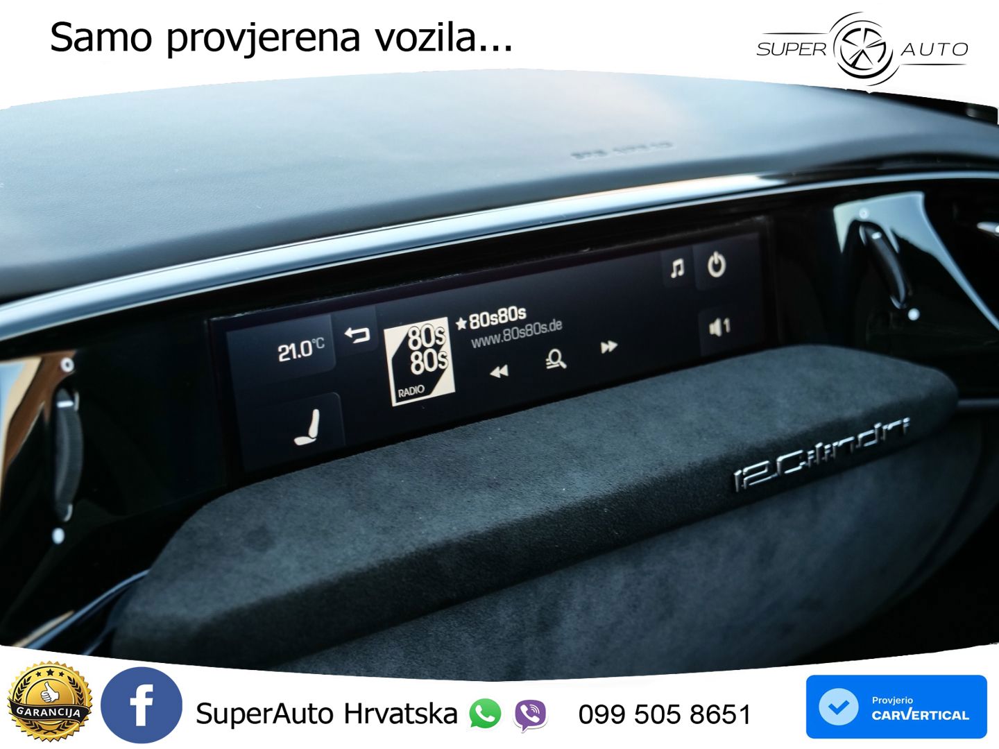 Ferrari 12Cilindri 6.5 V12 (830 KS) DCT MATRIX+GR SJED+KAM