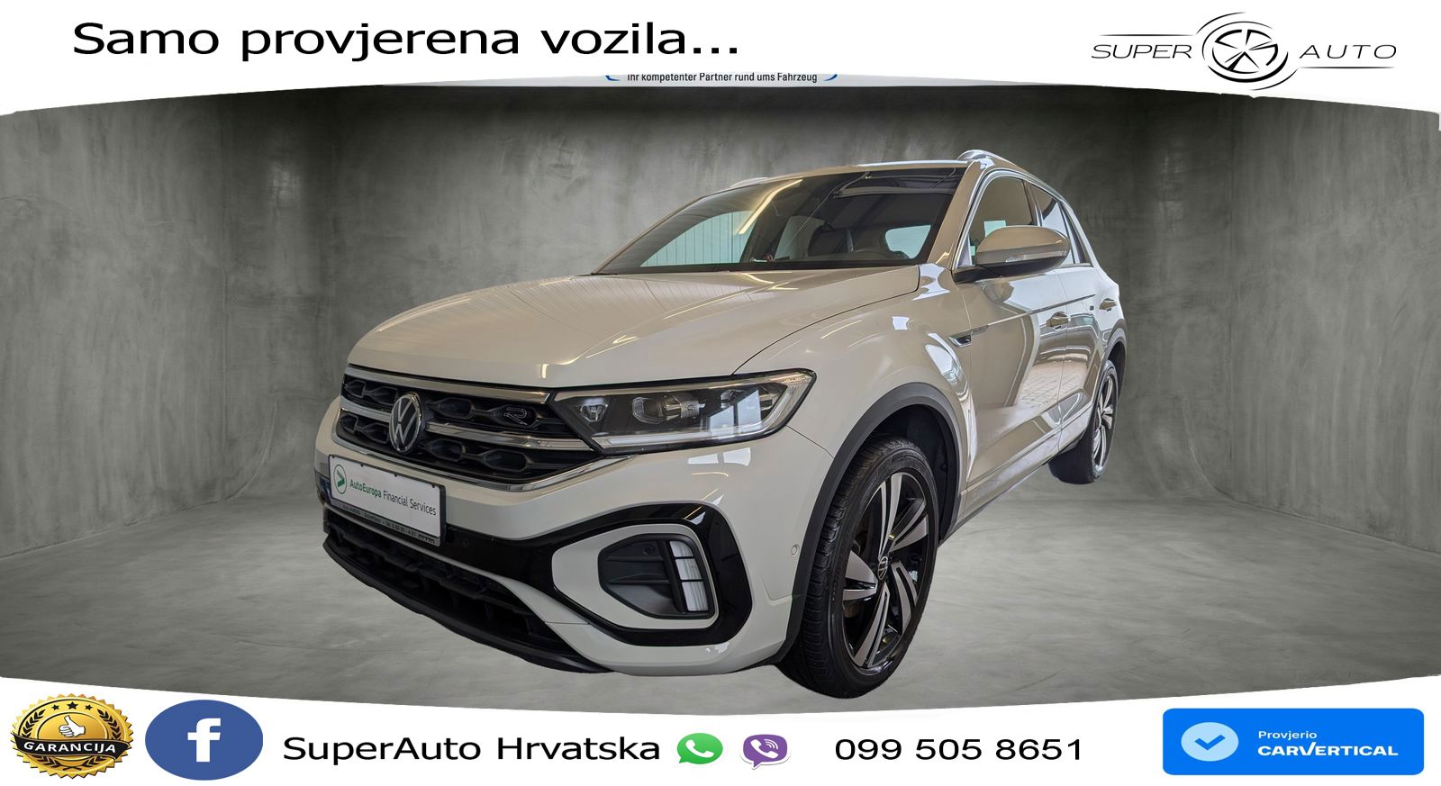 Volkswagen T-Roc 1.5 TSI (150 KS) DSG R-Line LED+GR SJED+ACC