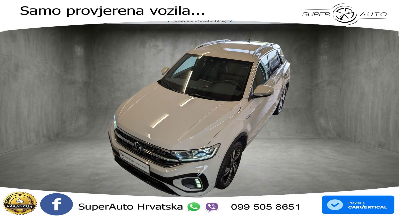 Volkswagen T-Roc 1.5 TSI (150 KS) DSG R-Line LED+GR SJED+ACC