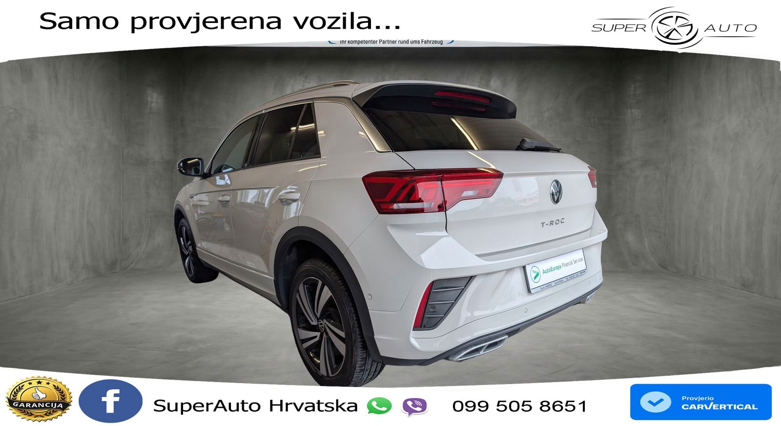 Volkswagen T-Roc 1.5 TSI (150 KS) DSG R-Line LED+GR SJED+ACC