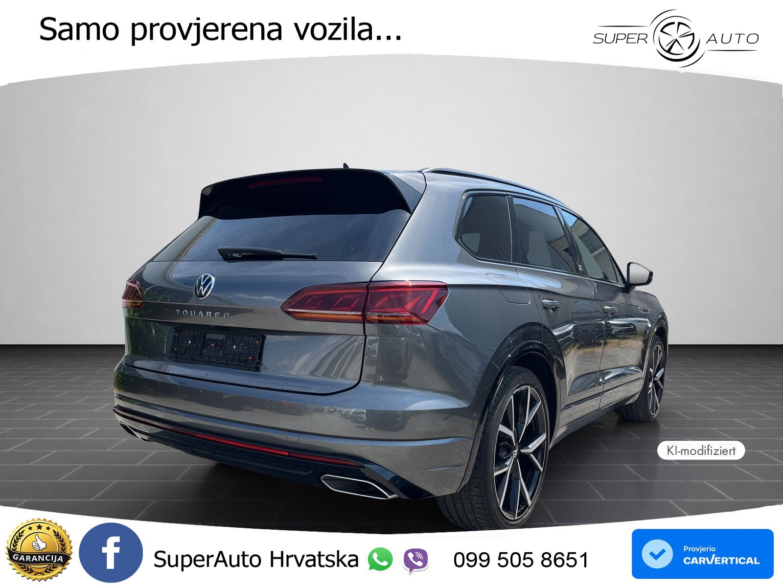 Volkswagen Touareg 3.0 V6 TDI (286 KS) 4MOTION Tiptronic R-Line ZRAČNI+ACC+4xGR SJED+KAM