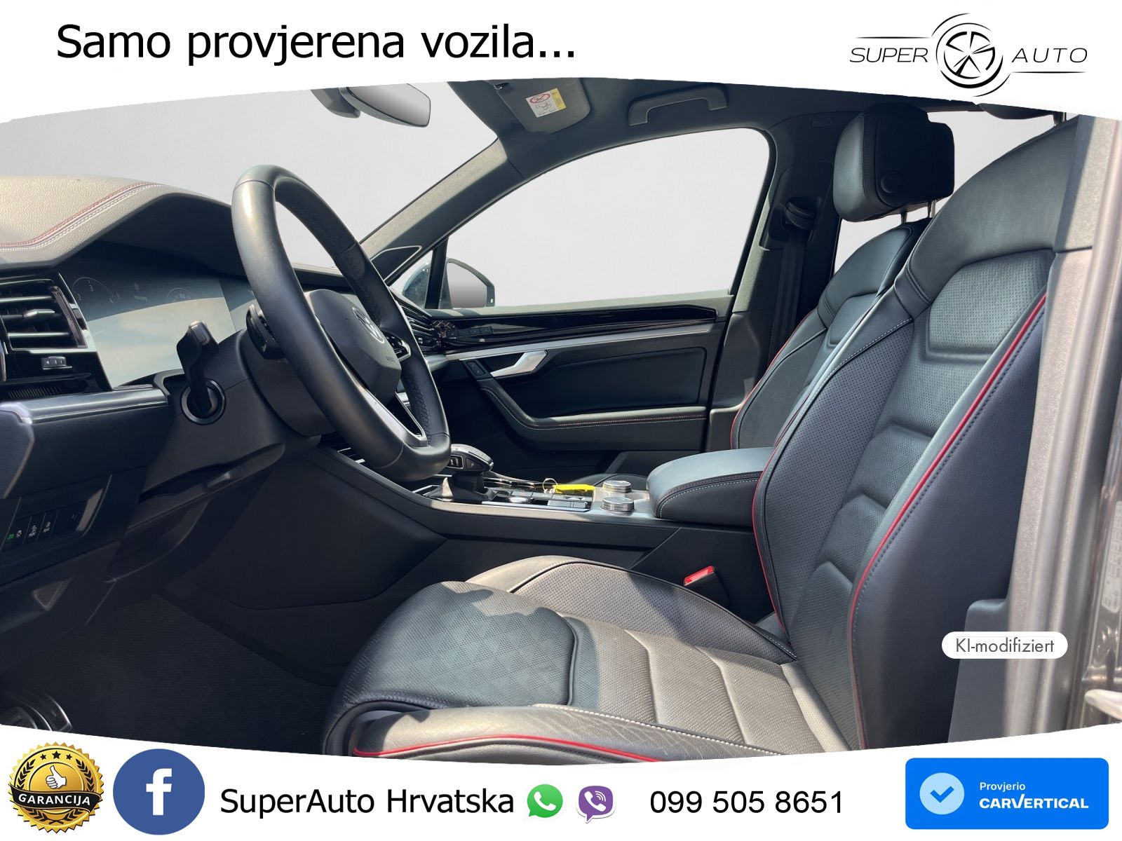 Volkswagen Touareg 3.0 V6 TDI (286 KS) 4MOTION Tiptronic R-Line ZRAČNI+ACC+4xGR SJED+KAM