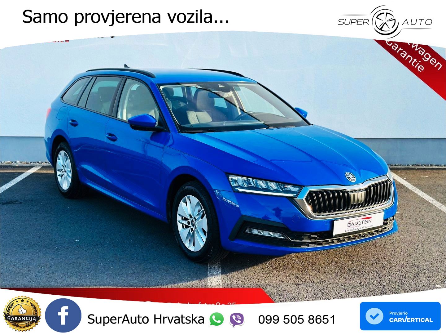 Škoda Octavia Combi 2.0 TDI (150 KS) DSG LED+GR SJED+ACC