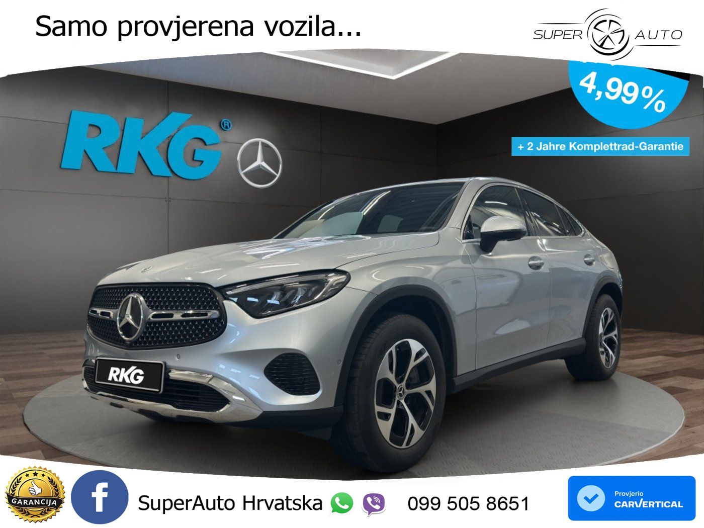 Mercedes GLC Coupe 300de (333 KS) 4MATIC 9G-TRONIC Avantgarde LED+GR SJED+ACC