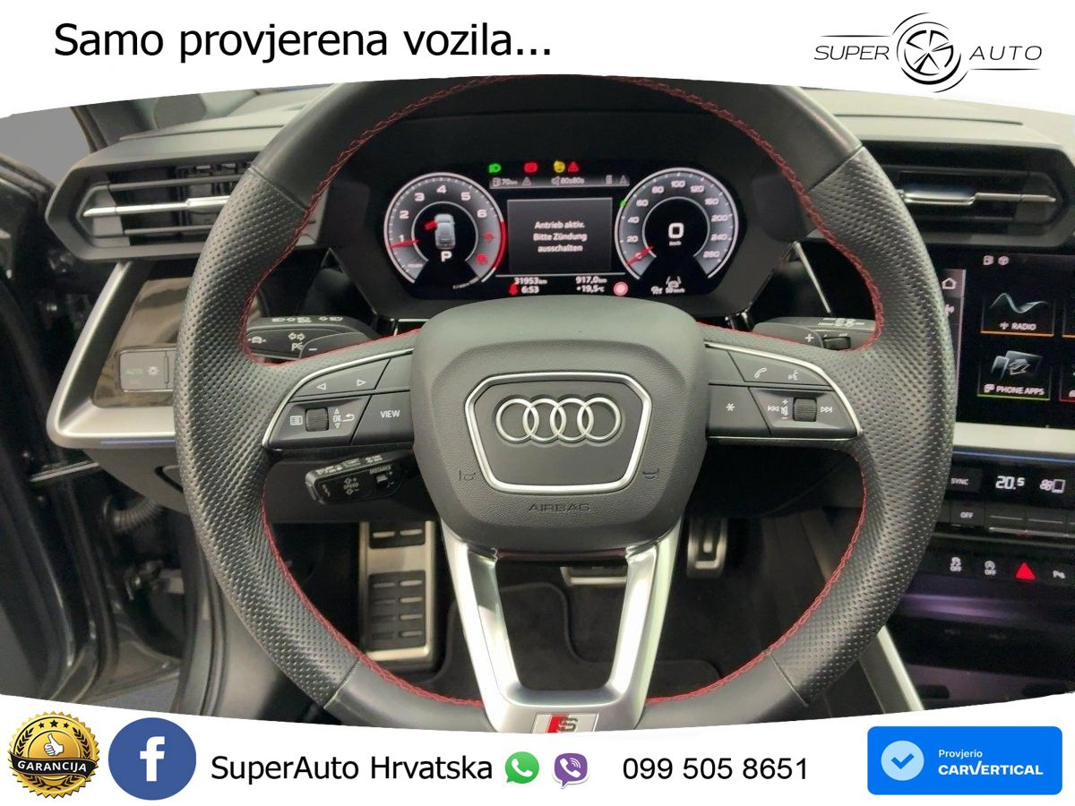Audi A3 35 TFSI (150 KS) S tronic S line LED+GR SJED+ACC