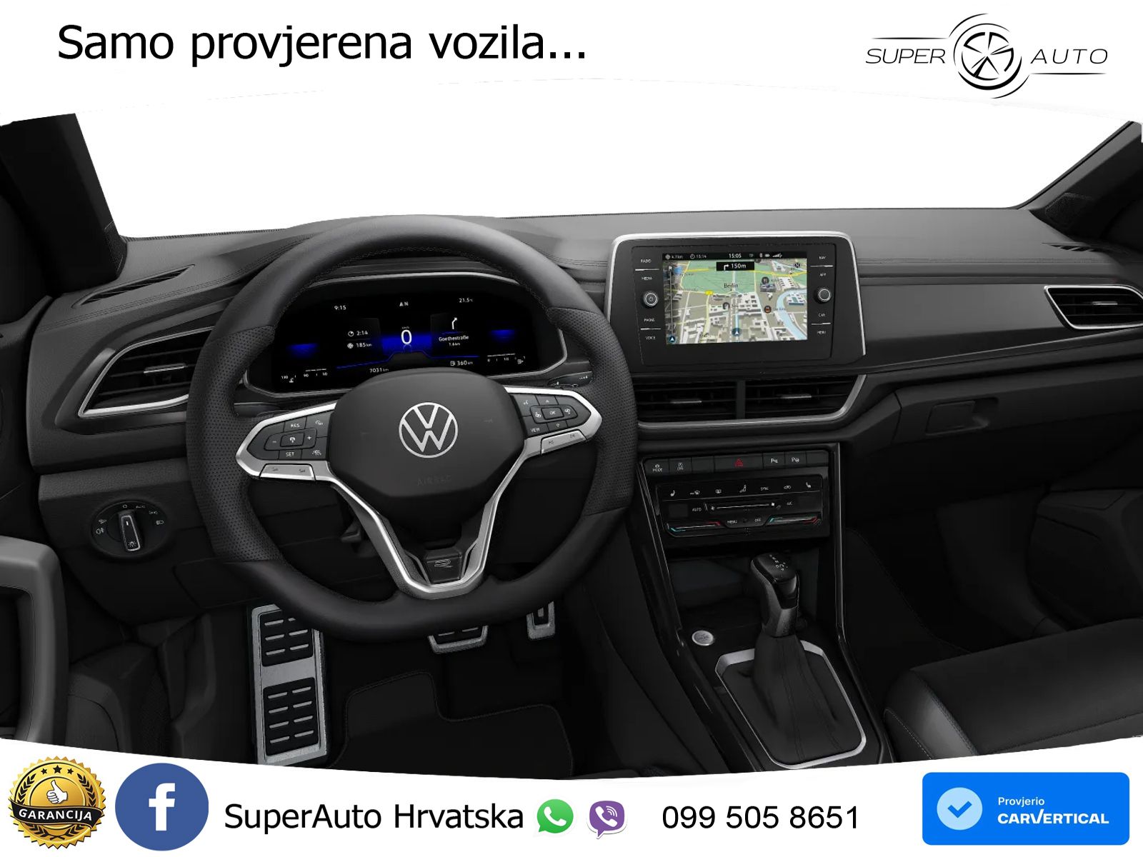 Volkswagen T-Roc 1.5 TSI (150 KS) DSG R-Line LED+GR SJED+ACC