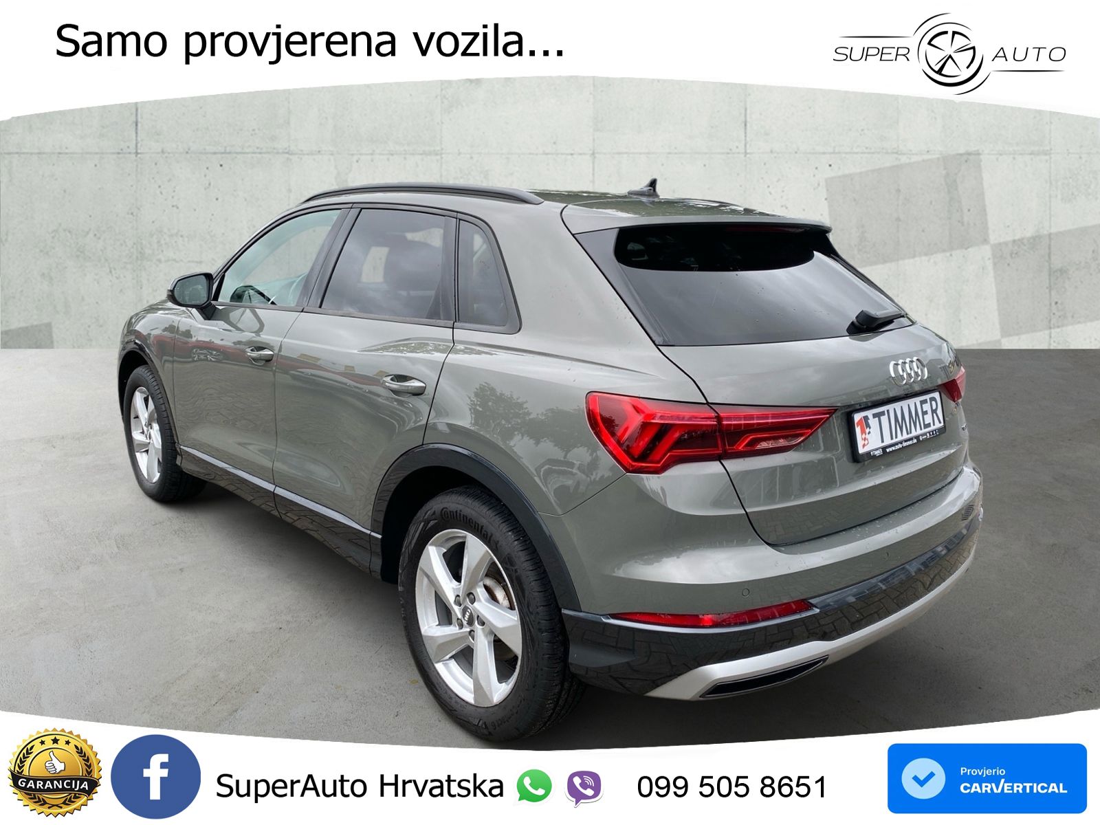 Audi Q3 40 TDI (190 KS) quattro S tronic advanced LED+GR SJED+ACC