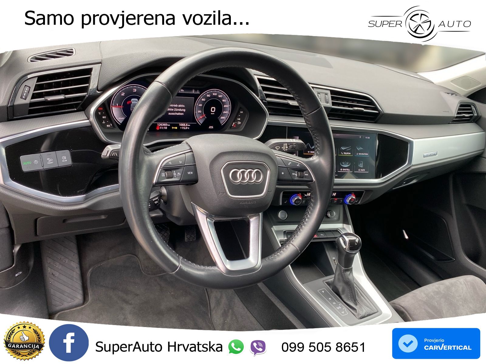 Audi Q3 40 TDI (190 KS) quattro S tronic advanced LED+GR SJED+ACC