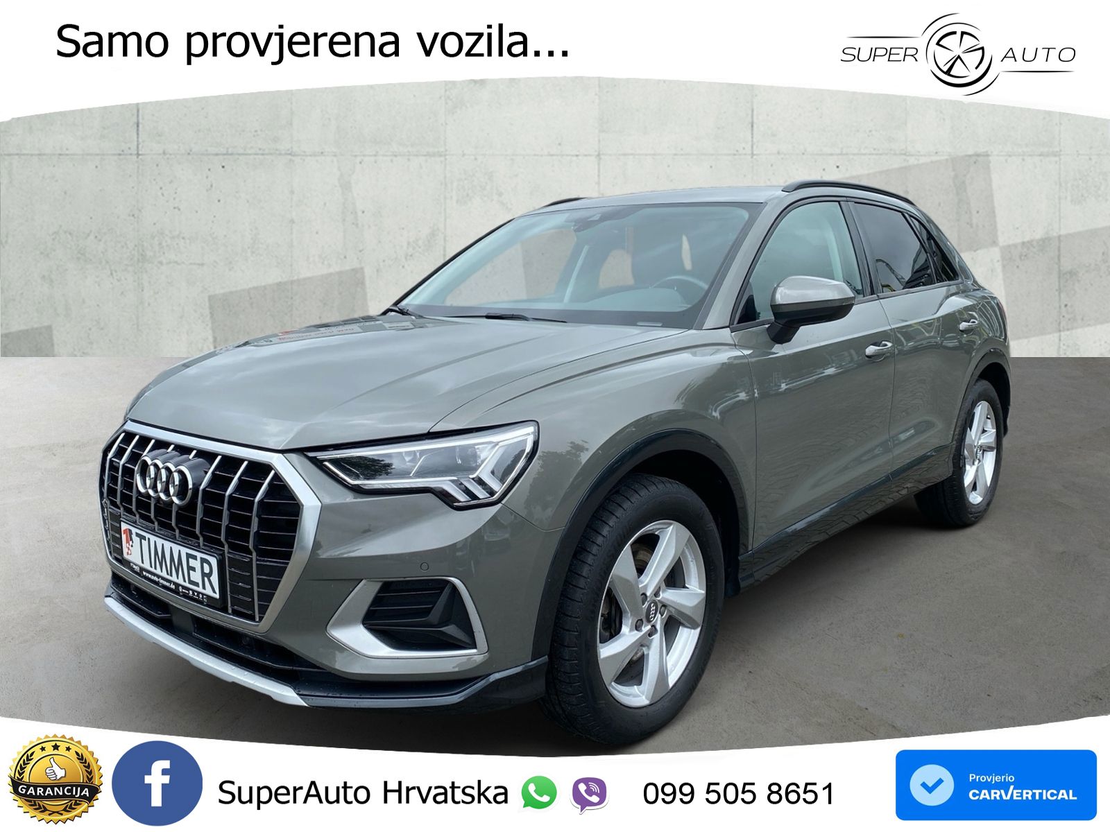 Audi Q3 40 TDI (190 KS) quattro S tronic advanced LED+GR SJED+ACC