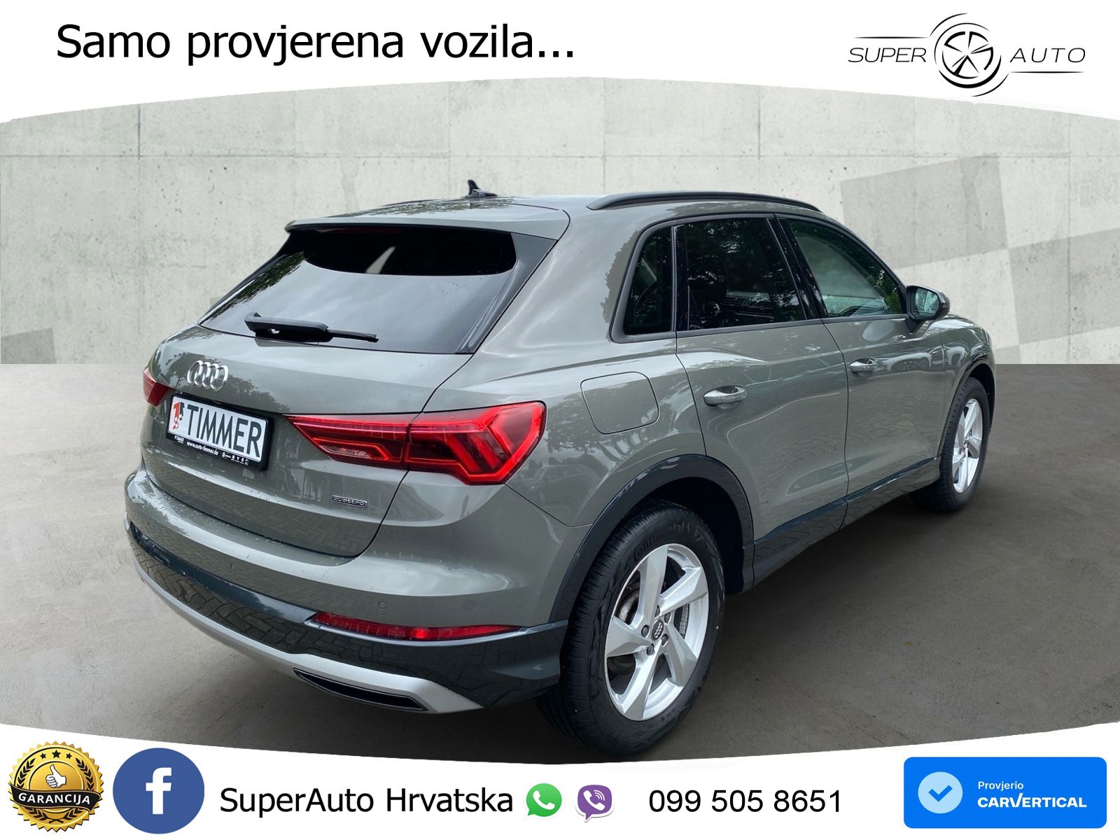 Audi Q3 40 TDI (190 KS) quattro S tronic advanced LED+GR SJED+ACC