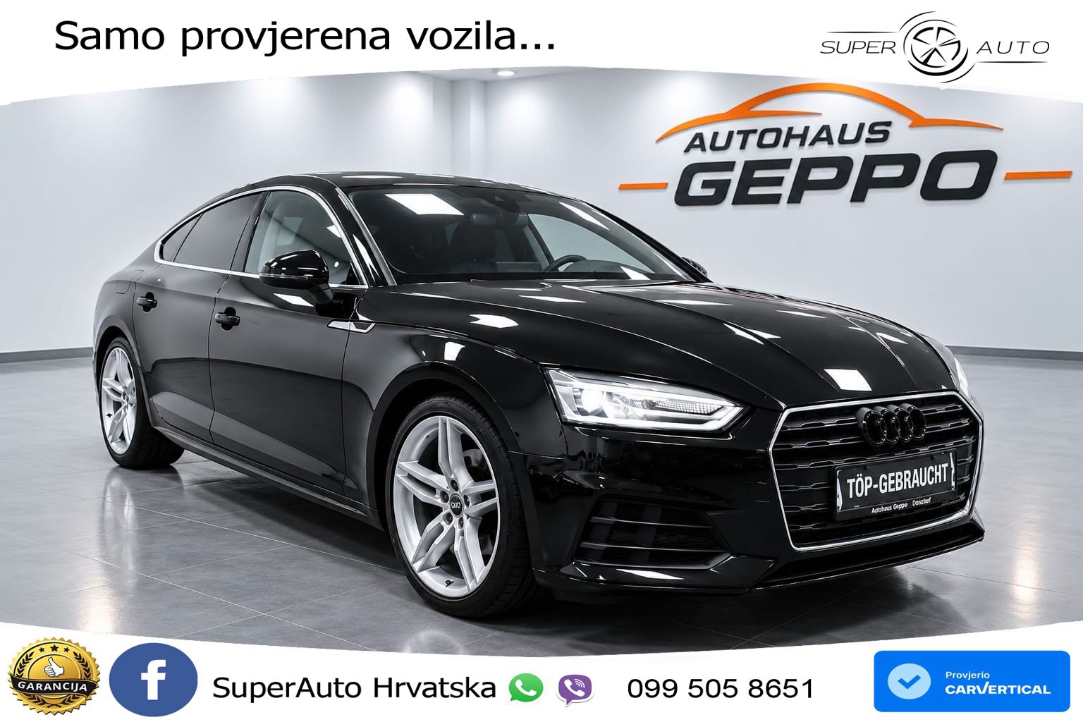Audi A5 Sportback 40 TFSI (190 KS) S tronic