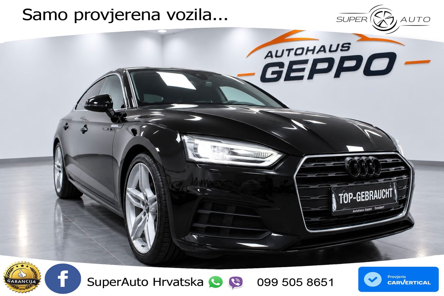 Audi A5 Sportback 40 TFSI (190 KS) S tronic