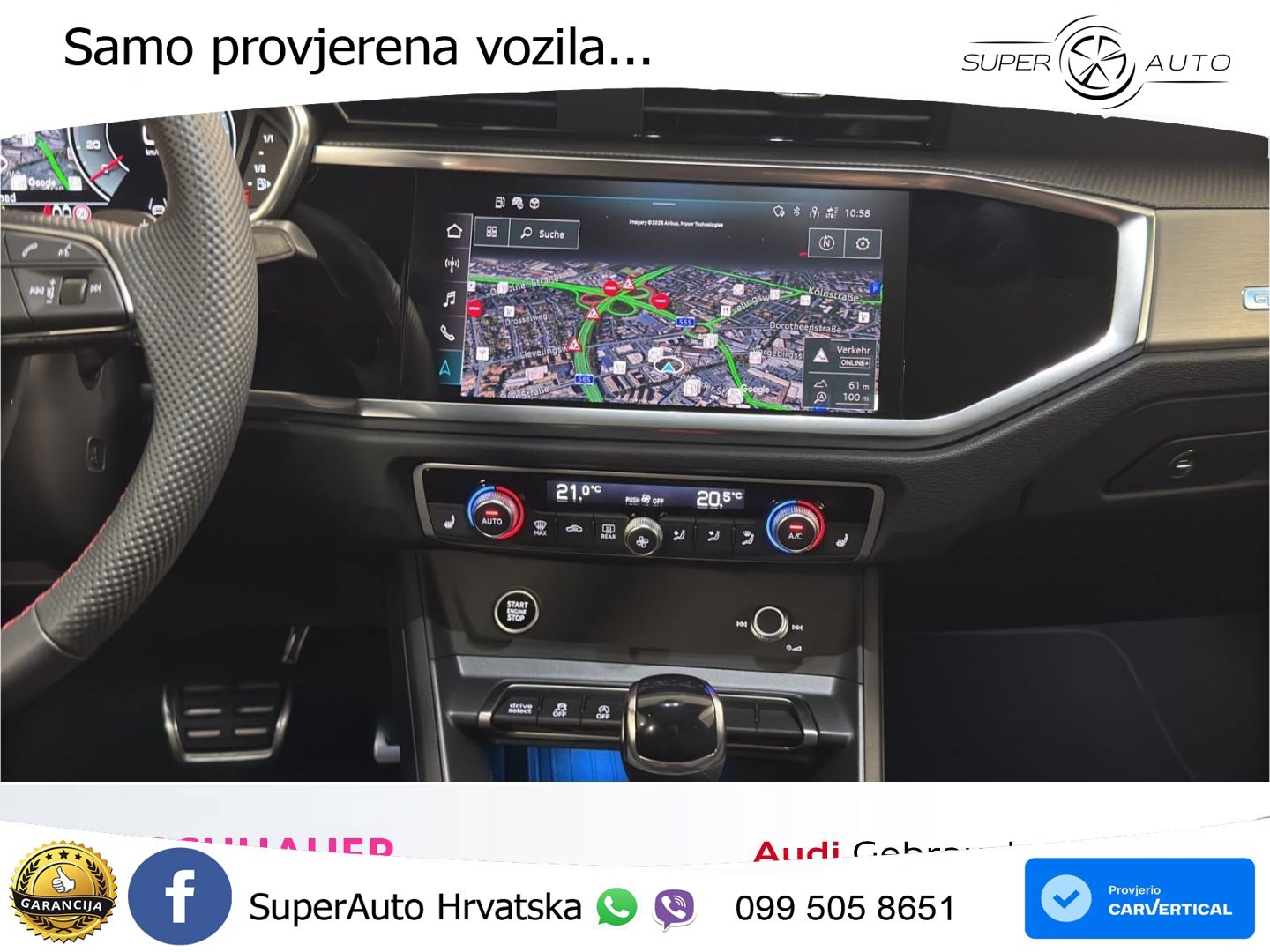 Audi Q3 II Sportback 40 TFSI (190 KS) quattro S tronic S line MATRIX+GR SJED+KAM