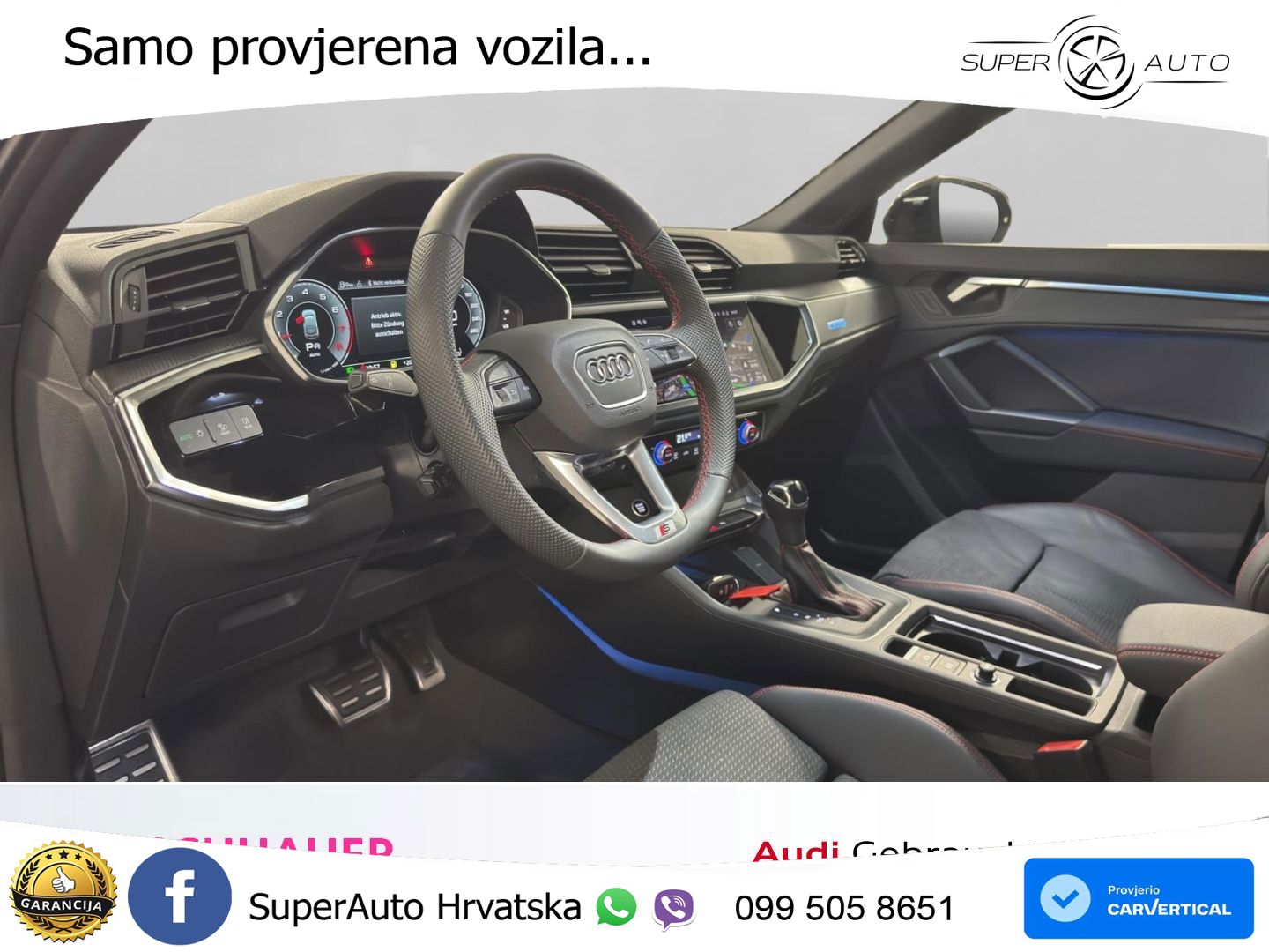Audi Q3 II Sportback 40 TFSI (190 KS) quattro S tronic S line MATRIX+GR SJED+KAM