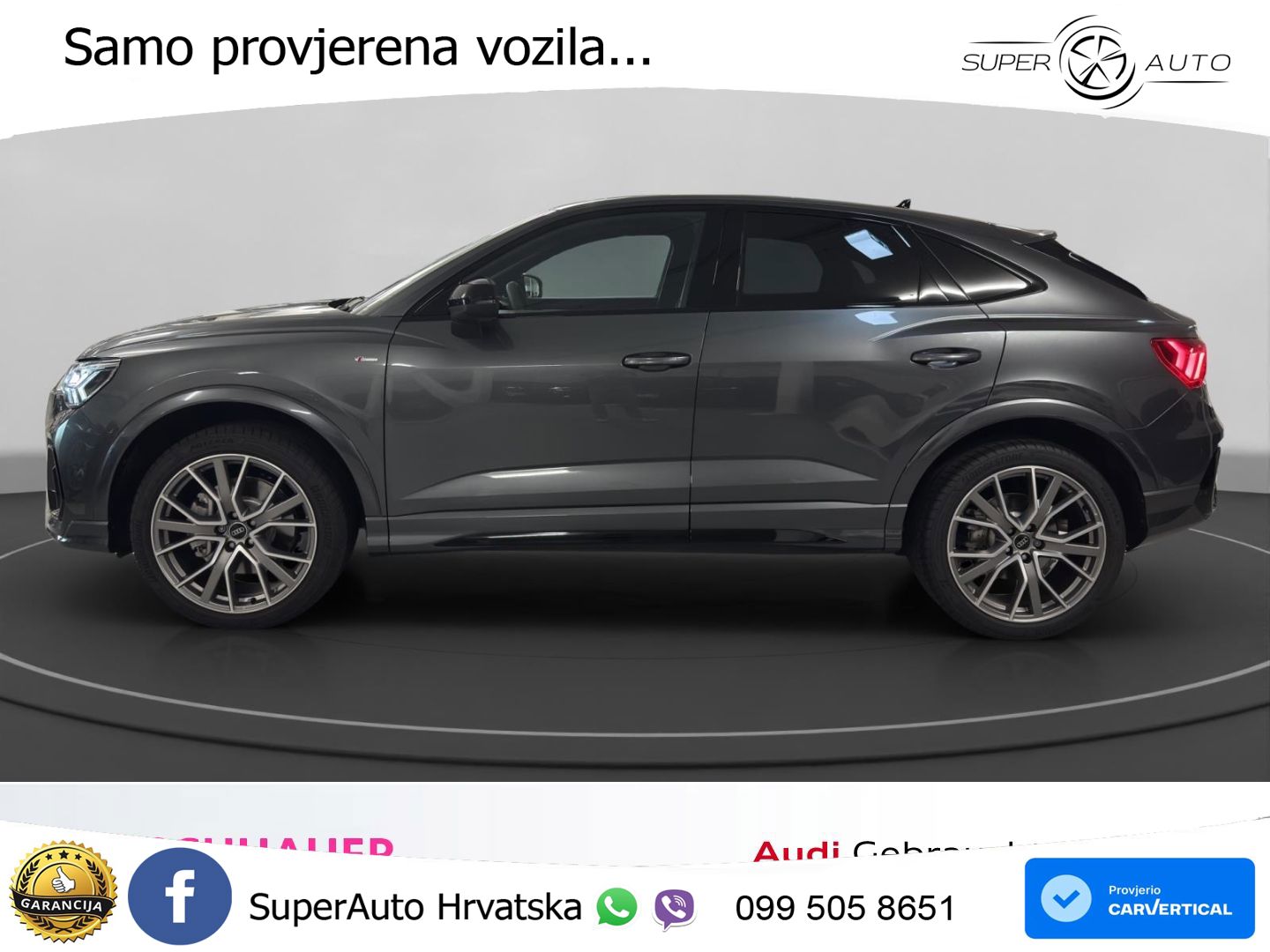 Audi Q3 II Sportback 40 TFSI (190 KS) quattro S tronic S line MATRIX+GR SJED+KAM