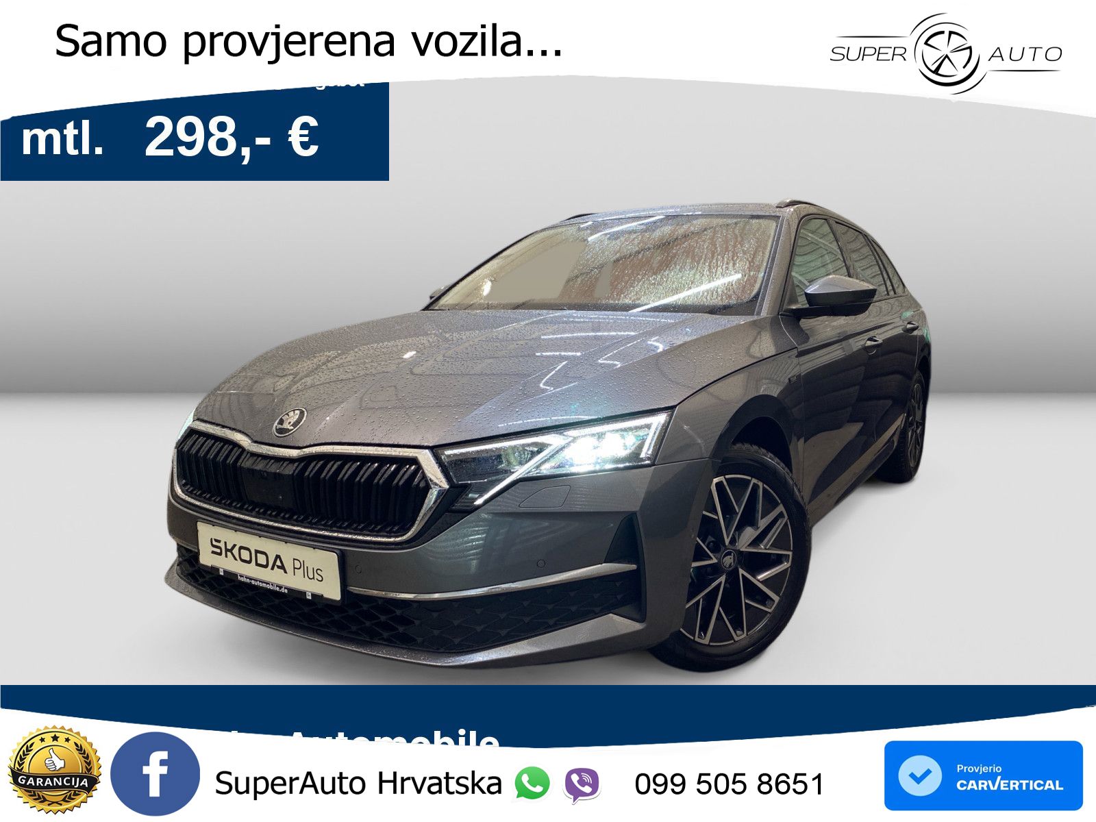 Škoda Octavia Combi 2.0 TDI (150 KS) DSG LED+GR SJED+ACC