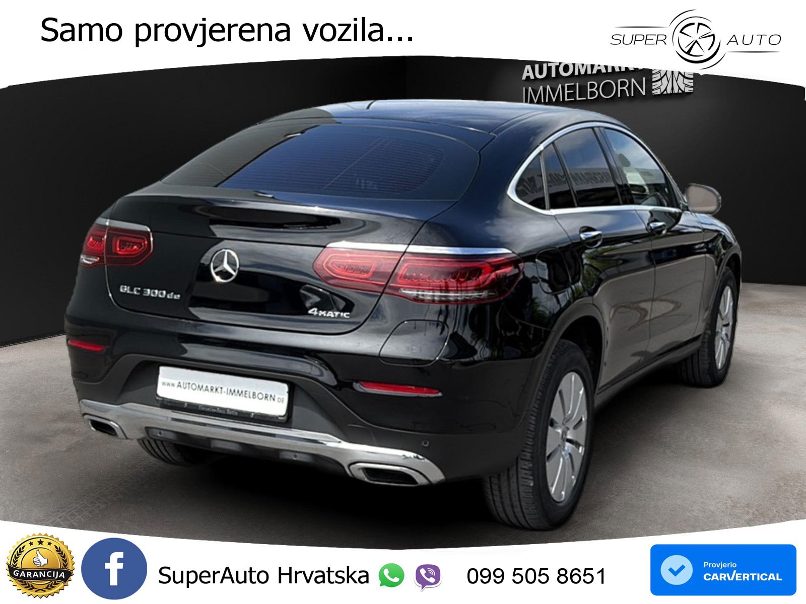 Mercedes GLC 300de (306 KS) 4MATIC 9G-TRONIC LED+GR SJED+ACC
