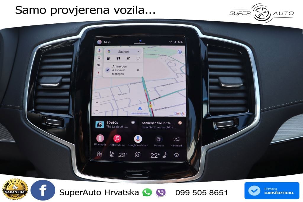 Volvo XC90 2.0 B5 Diesel AWD Automatic ACC+HEAD+4xGR SJED+360+PANO