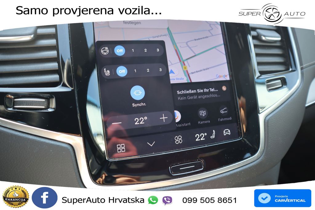Volvo XC90 2.0 B5 Diesel AWD Automatic ACC+HEAD+4xGR SJED+360+PANO