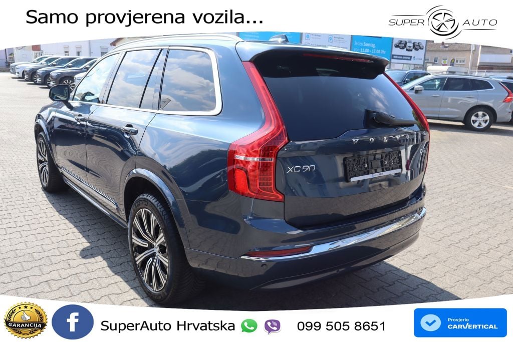 Volvo XC90 2.0 B5 Diesel AWD Automatic ACC+HEAD+4xGR SJED+360+PANO
